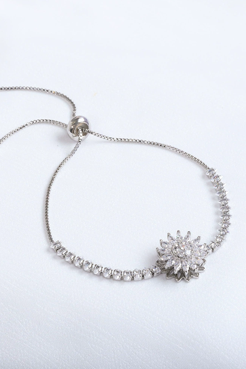 Women's Sunflower Diamond Bracelet - Seldom Seen Styles