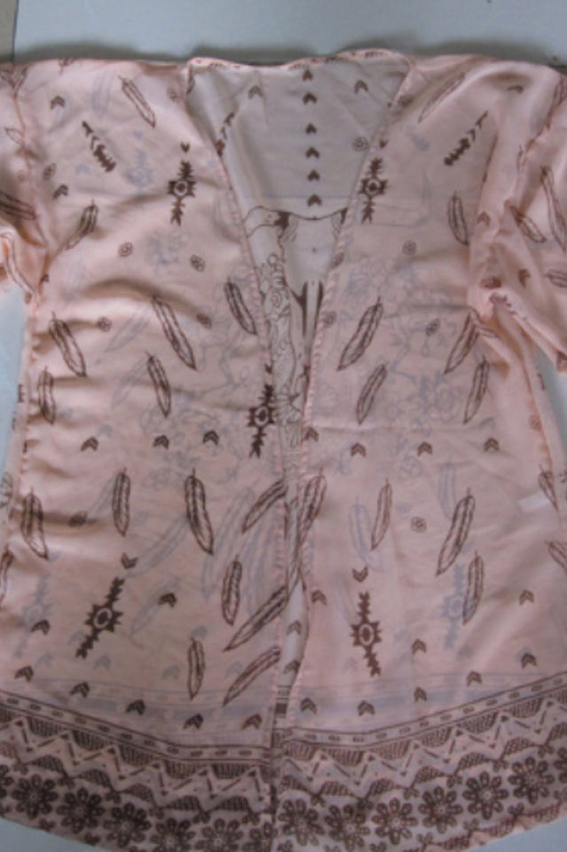 Cow Pattern Chiffon Bikini Cardigan - Seldom Seen Styles