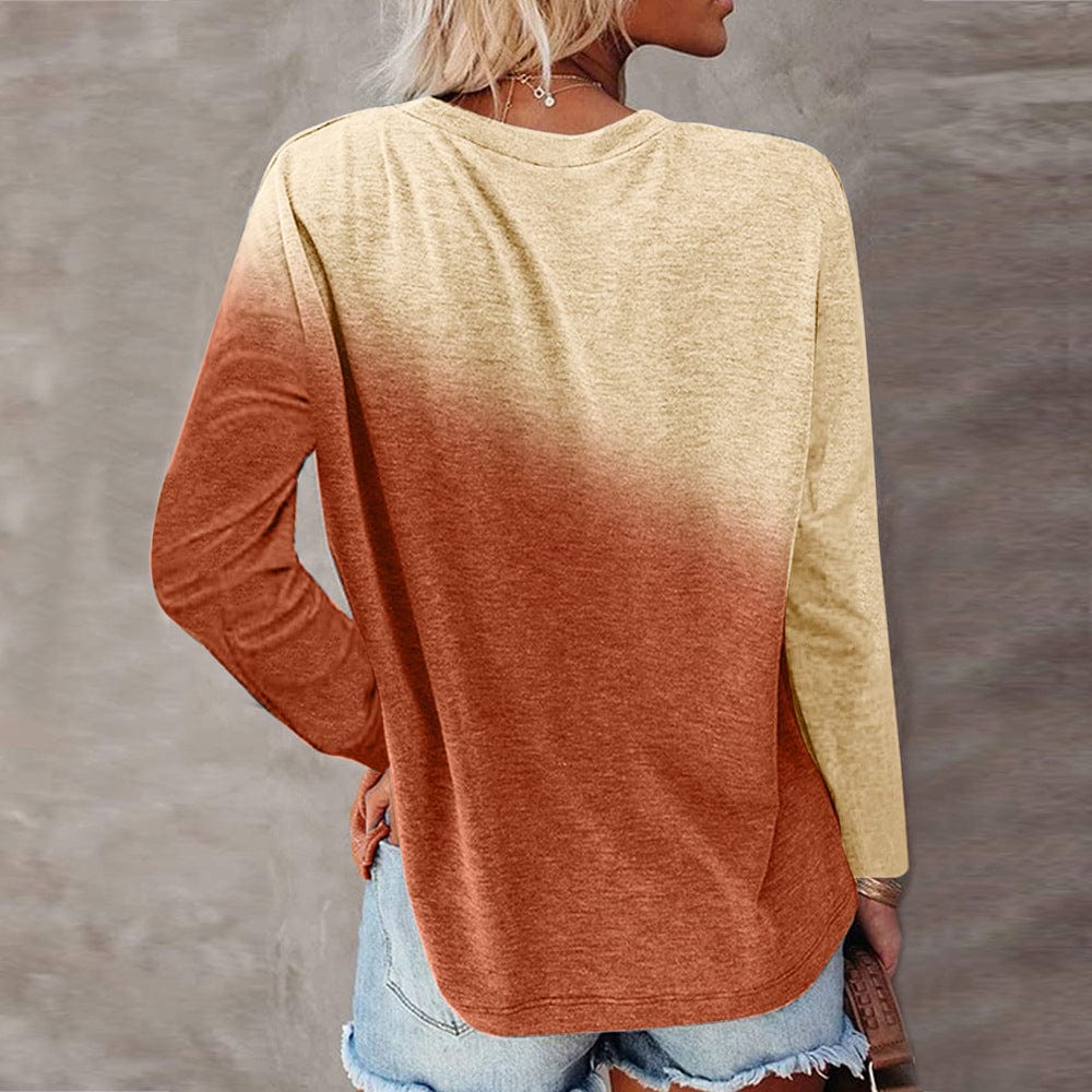 Colorful Long Sleeve Boho Shirt - Seldom Seen Styles