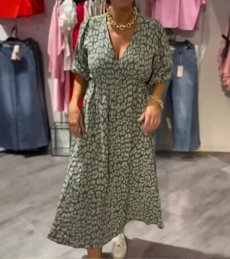 Mira – Jurk met Mooie Print - Seldom Seen Styles