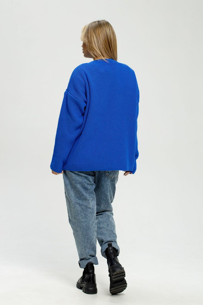 Loose Fit Crew Neck Knit Sweater Women 2025 Fashion Crewneck Long Sleeve Pullover Knit Tops Fall Trendy Clothes - Seldom Seen Styles