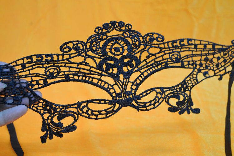 Nightclub Queen Party Sexy Lingerie Set Lace Hollow Eye Mask Princess Cat - Seldom Seen Styles