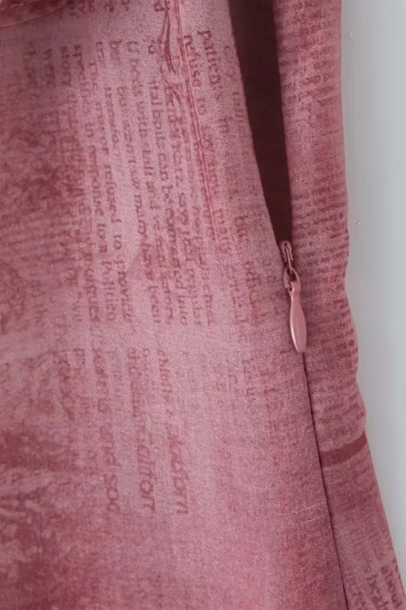 Printed Ruffle Tie Strap Irregular Mini Dress - Seldom Seen Styles