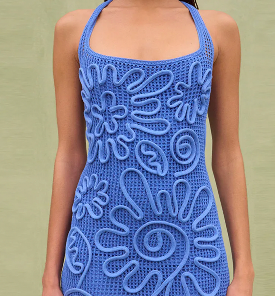 JEM CROCHET FLORAL MIDI DRESS - Seldom Seen Styles