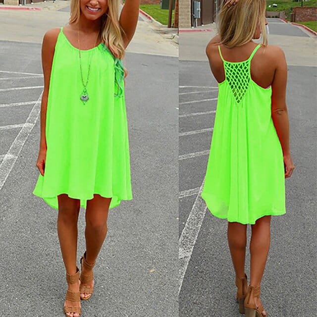 Sleeveless Summer Beach Dress - Seldom Seen Styles