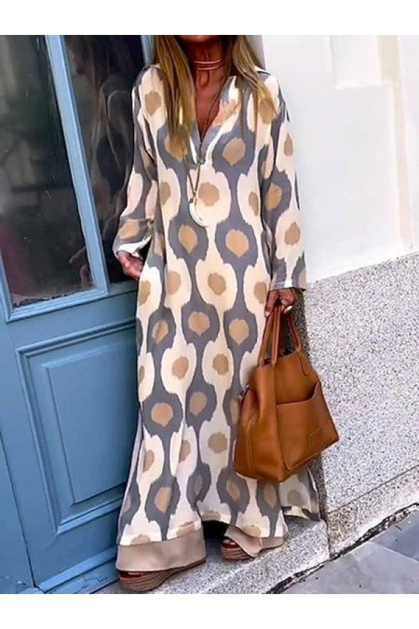 Striped Hooded Long Sleeve Casual Maxi Dress - Seldom Seen Styles