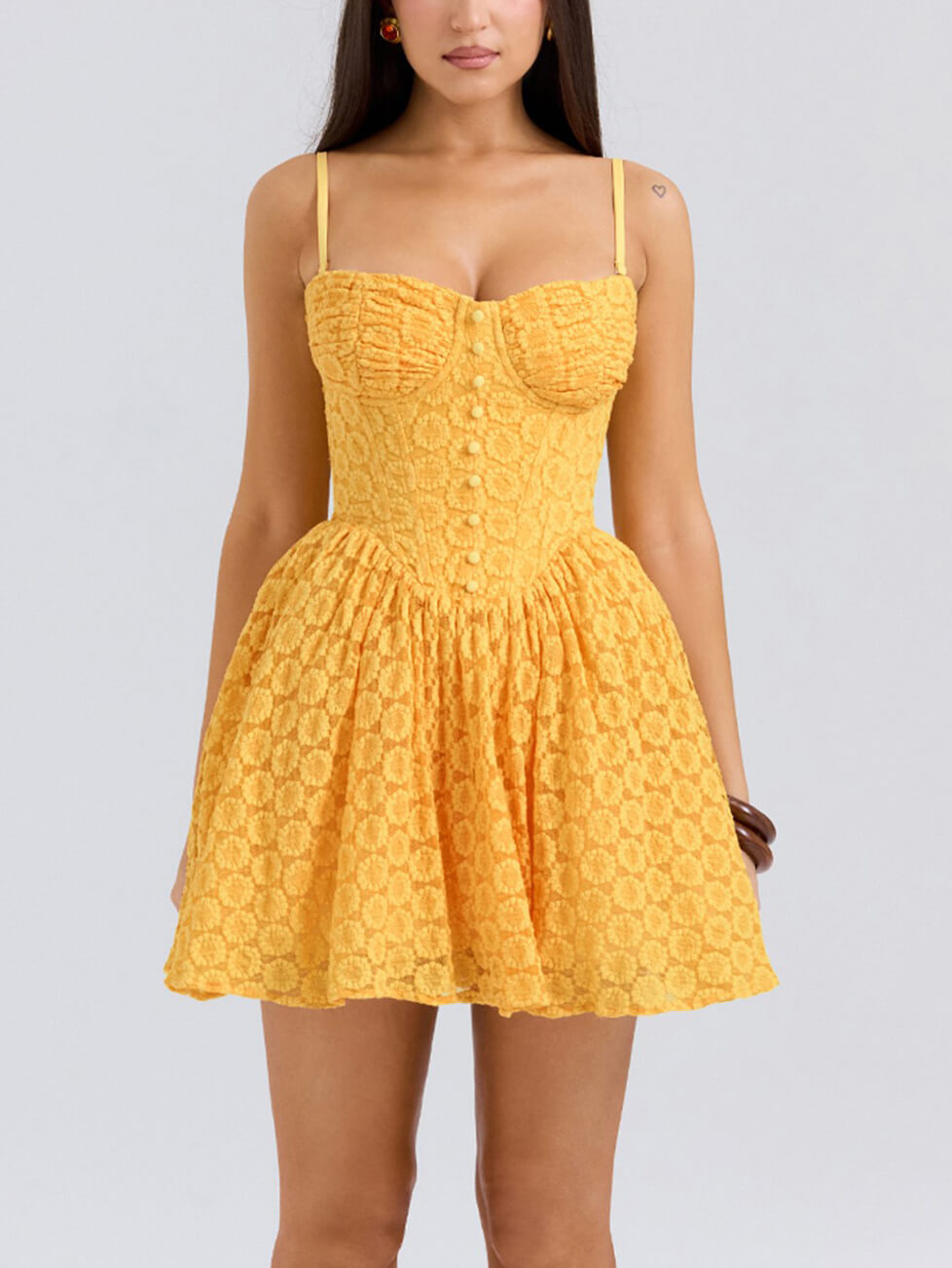 Vintage Lace Sexy Strap Mini Dress - Seldom Seen Styles