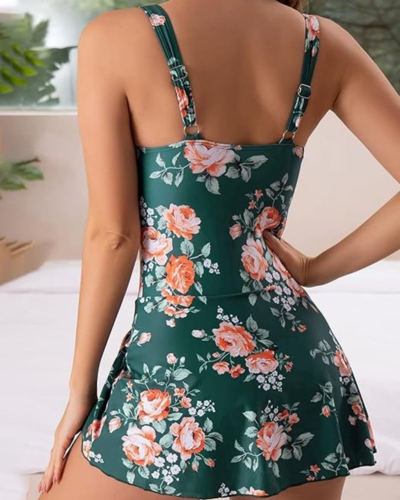 🔥One Piece Tummy Control Tie Knot Swimsuits