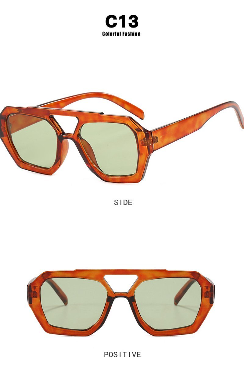 Women's Retro Personalized Irregular Sunglasses - Seldom Seen Styles