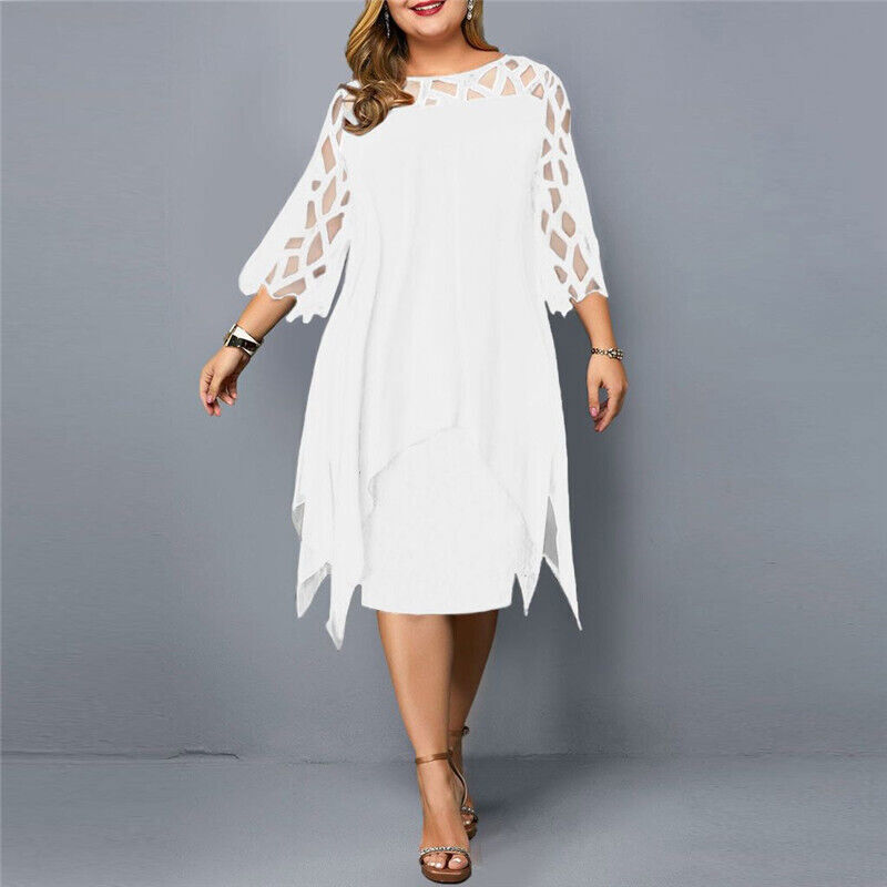 Isabel | Chic Plus Size Midi Dress For Modern Women - Seldom Seen Styles