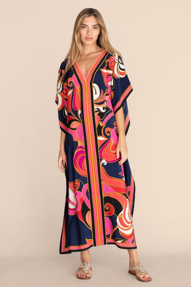 Oversize V-Neck Kaftan - Seldom Seen Styles