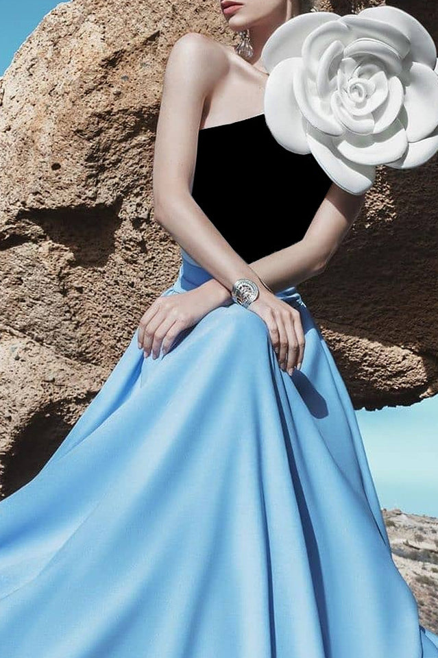 Exaggerated 3D Flower One Piece Swimsuit - Seldom Seen Styles