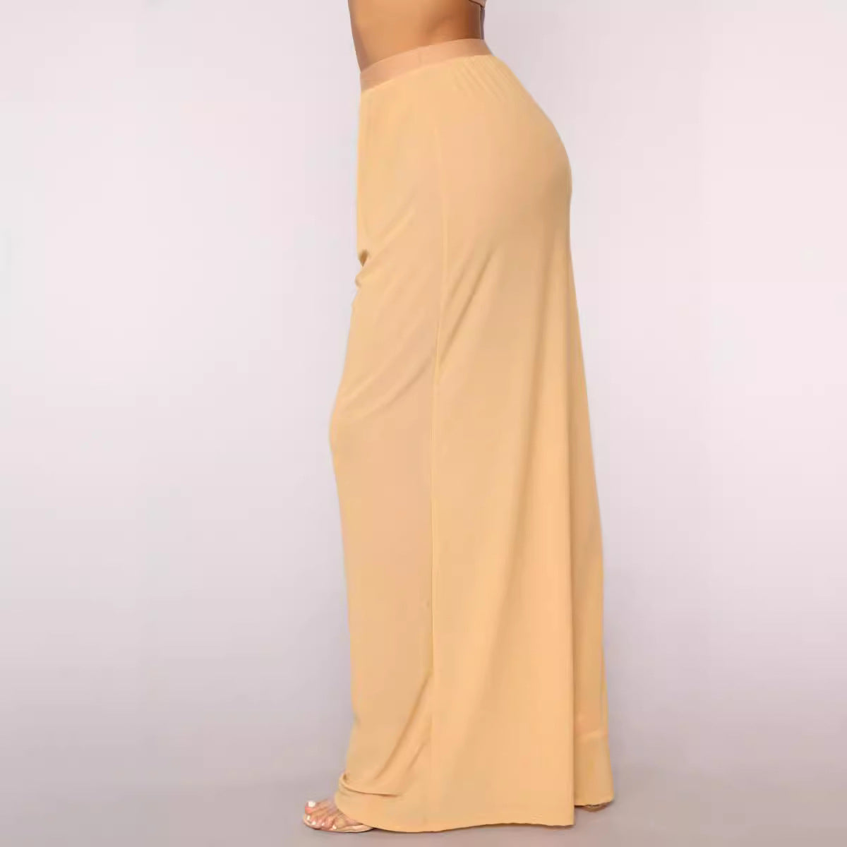 Womens Cover up Pants Sheer Bikini Bottoms Swimsuit Cover up Wide Leg Beach Pants - Seldom Seen Styles