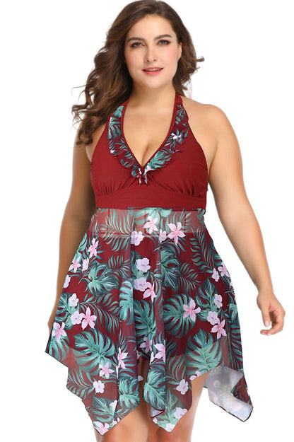 (2XL-6XL) Plus Size Tankini Swimsuit - Seldom Seen Styles