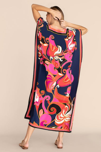 Oversize V-Neck Kaftan - Seldom Seen Styles