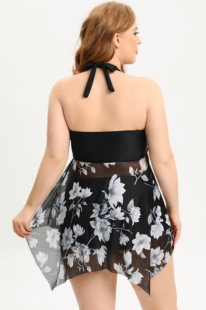 (L-5XL) Plus Size Tankini Swimsuit - Seldom Seen Styles