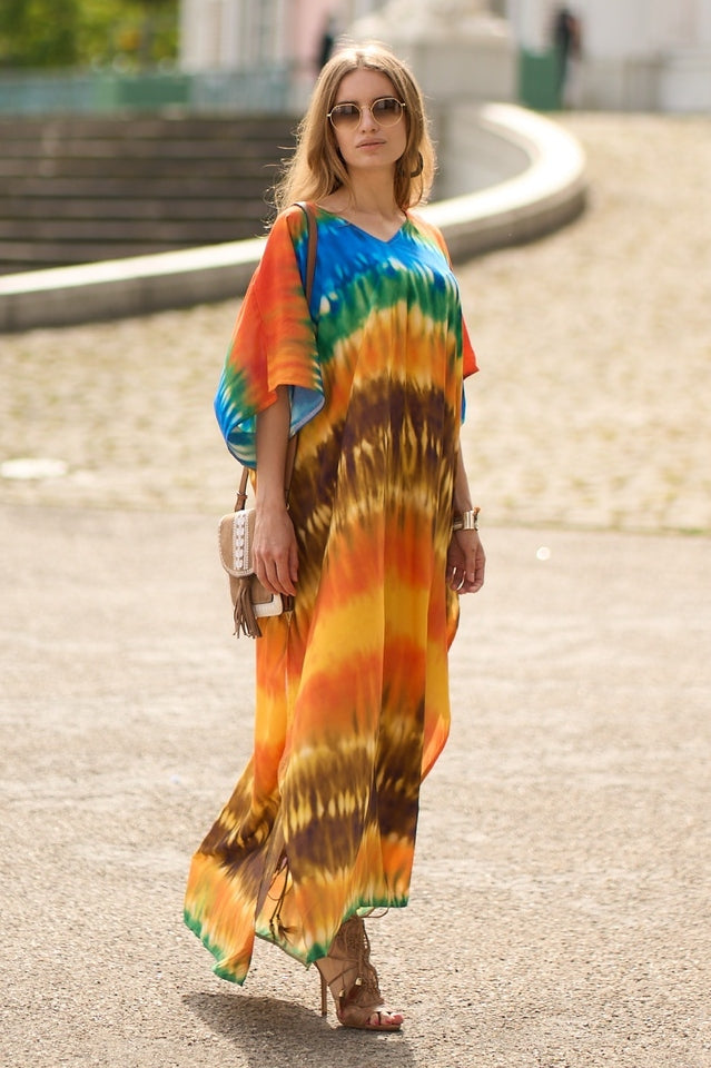 Tie Dye Cover Up Dress (11 Colors) - Seldom Seen Styles