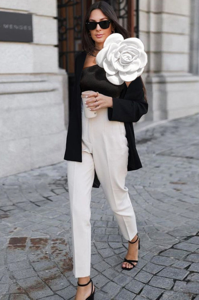 Exaggerated 3D Flower One Piece Swimsuit - Seldom Seen Styles