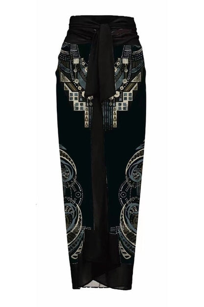 3D Flower One Piece Swimsuit & Skirt Set - Seldom Seen Styles