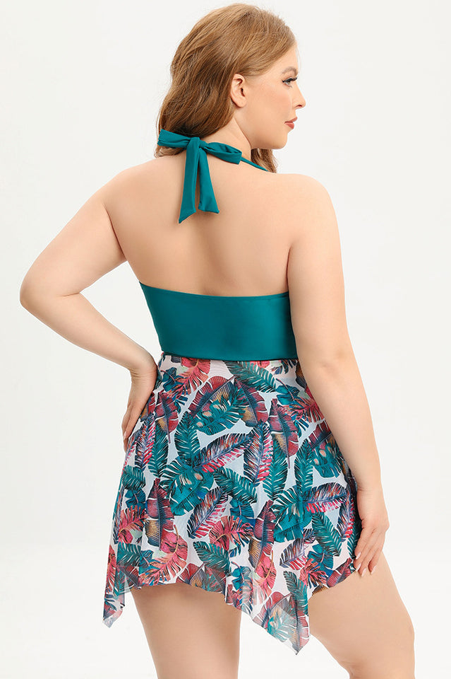 (L-5XL) Plus Size Tankini Swimsuit - Seldom Seen Styles