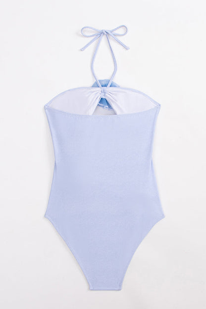 Flower Decoration One Piece Swimsuit - Seldom Seen Styles