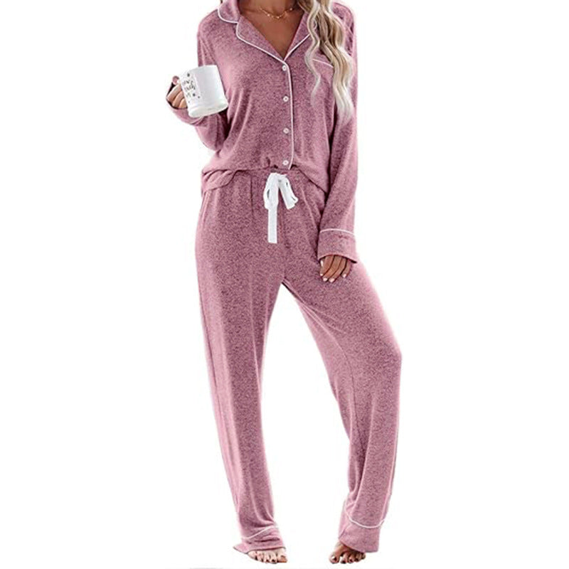Women's Pajama Sets Long Sleeve Button Down Sleepwear Nightwear Soft Pjs Lounge Sets