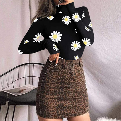 Women's Sexy Square Neck Bodysuit Long Sleeve Double Lined Shirt Tops