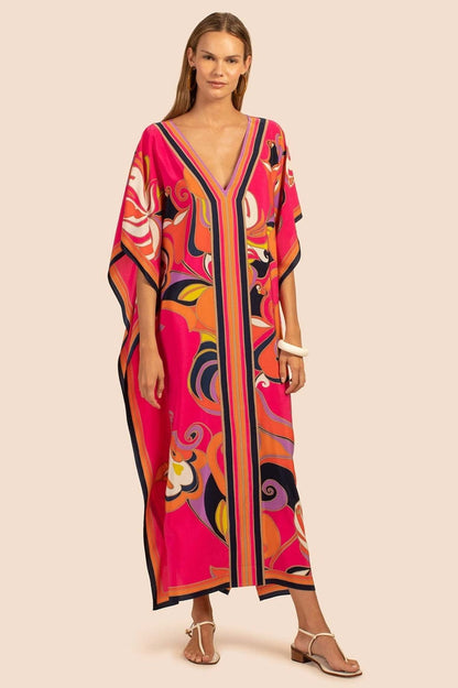 Oversize V-Neck Kaftan | Dress In Beauty