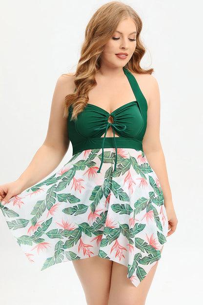 (L-5XL) Plus Size Tankini Swimsuit - Seldom Seen Styles