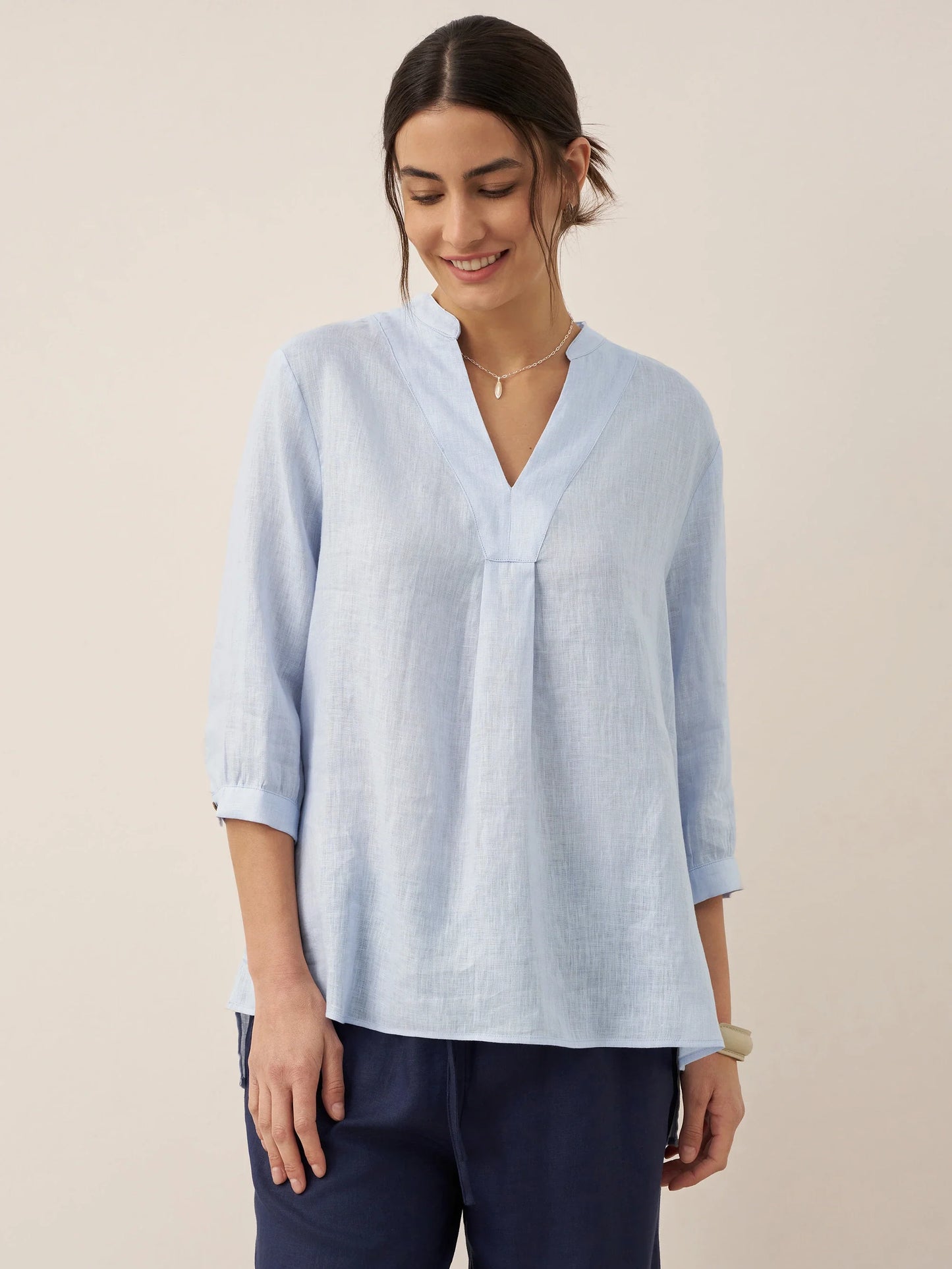 100% Linen Dress Shirt JOANNA - Seldom Seen Styles