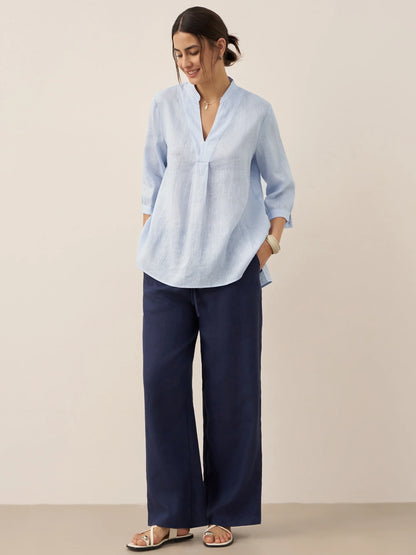 100% Linen Dress Shirt JOANNA - Seldom Seen Styles