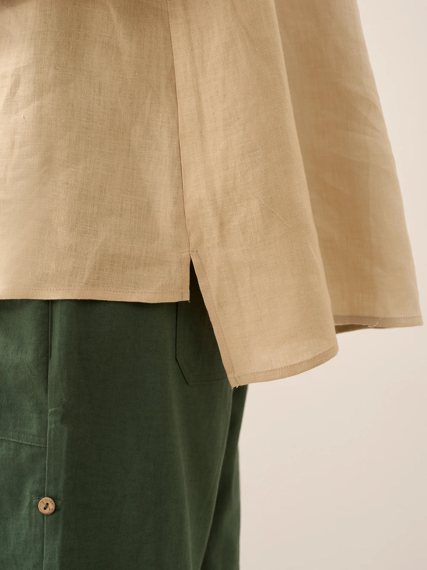 100% Linen Dress Shirt JOANNA - Seldom Seen Styles