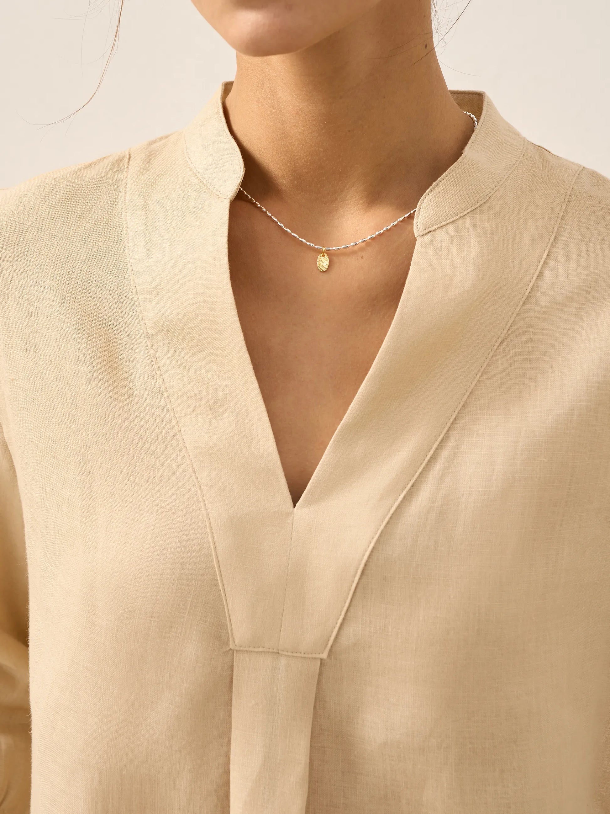 100% Linen Dress Shirt JOANNA - Seldom Seen Styles