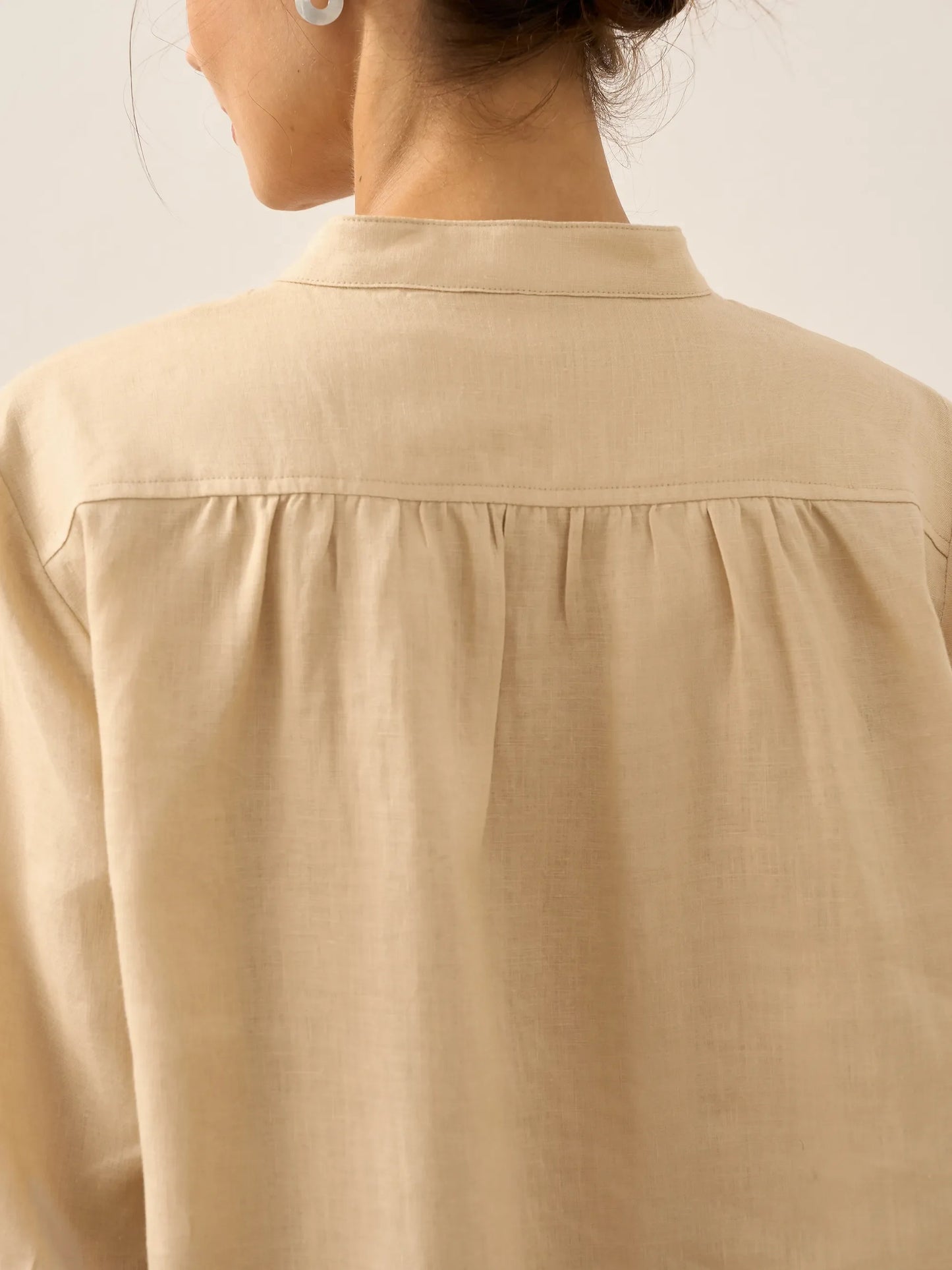 100% Linen Dress Shirt JOANNA - Seldom Seen Styles