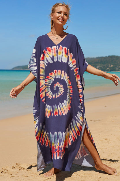 Tropical Pattern Kimono Blouse ( 29 Colors ) | Dress In Beauty