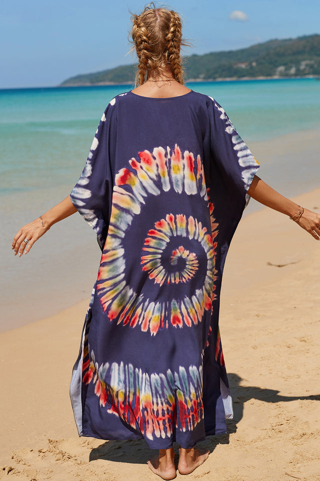 Tropical Pattern Kimono Blouse ( 29 Colors ) | Dress In Beauty