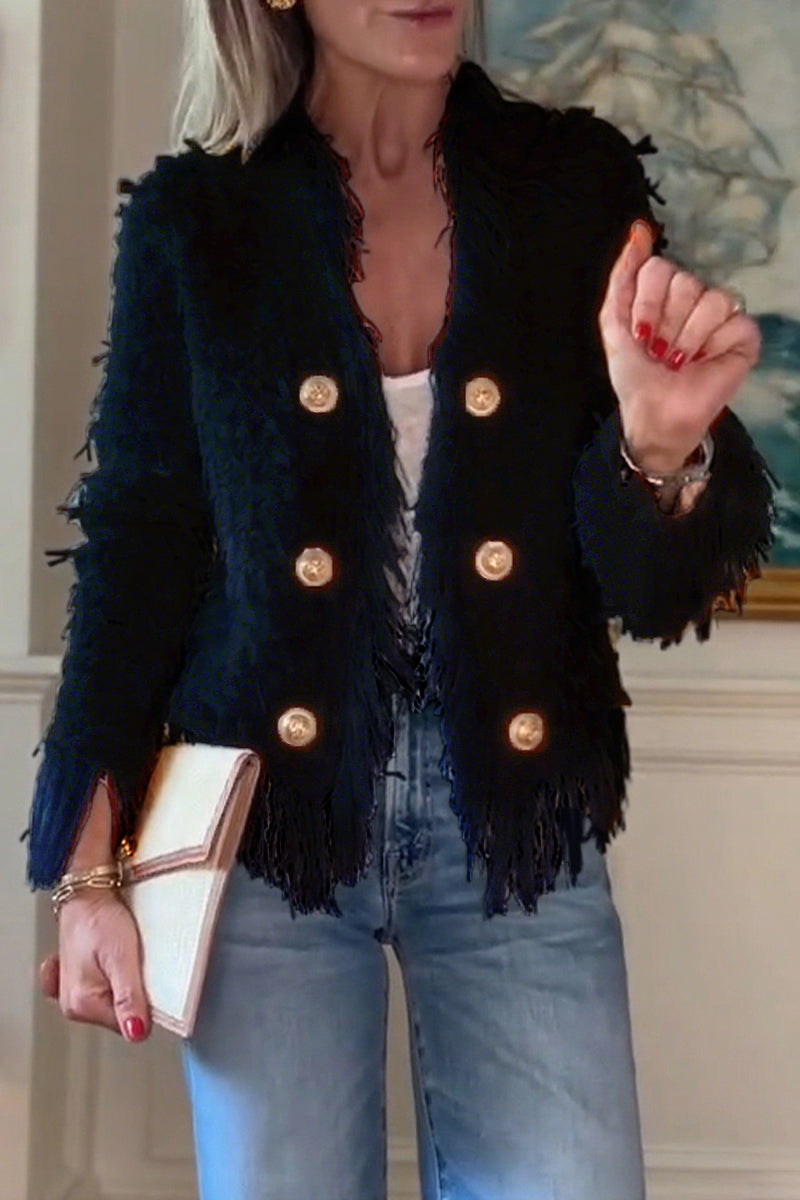 Women's Fashionable Tassel Elegant Cardigan Jacket - Seldom Seen Styles