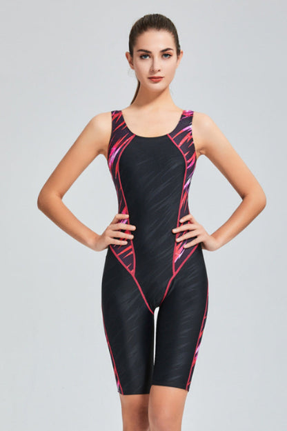 (M-4XL) Athletic Sports Bathing Suit - Seldom Seen Styles
