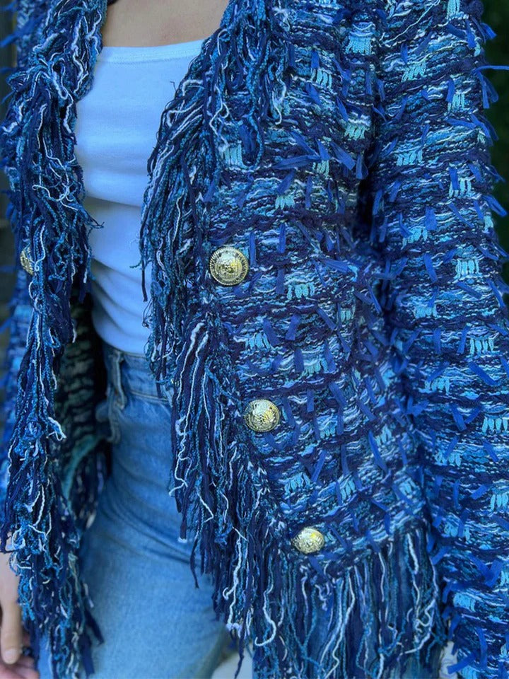 Women's Tassel Elegant Cardigan Jacket - Seldom Seen Styles