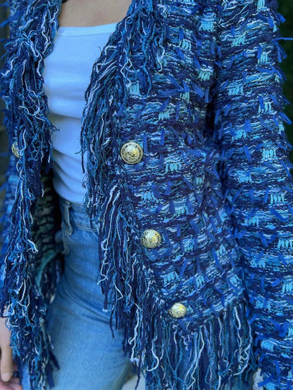 Women's Tassel Elegant Cardigan Jacket - Seldom Seen Styles