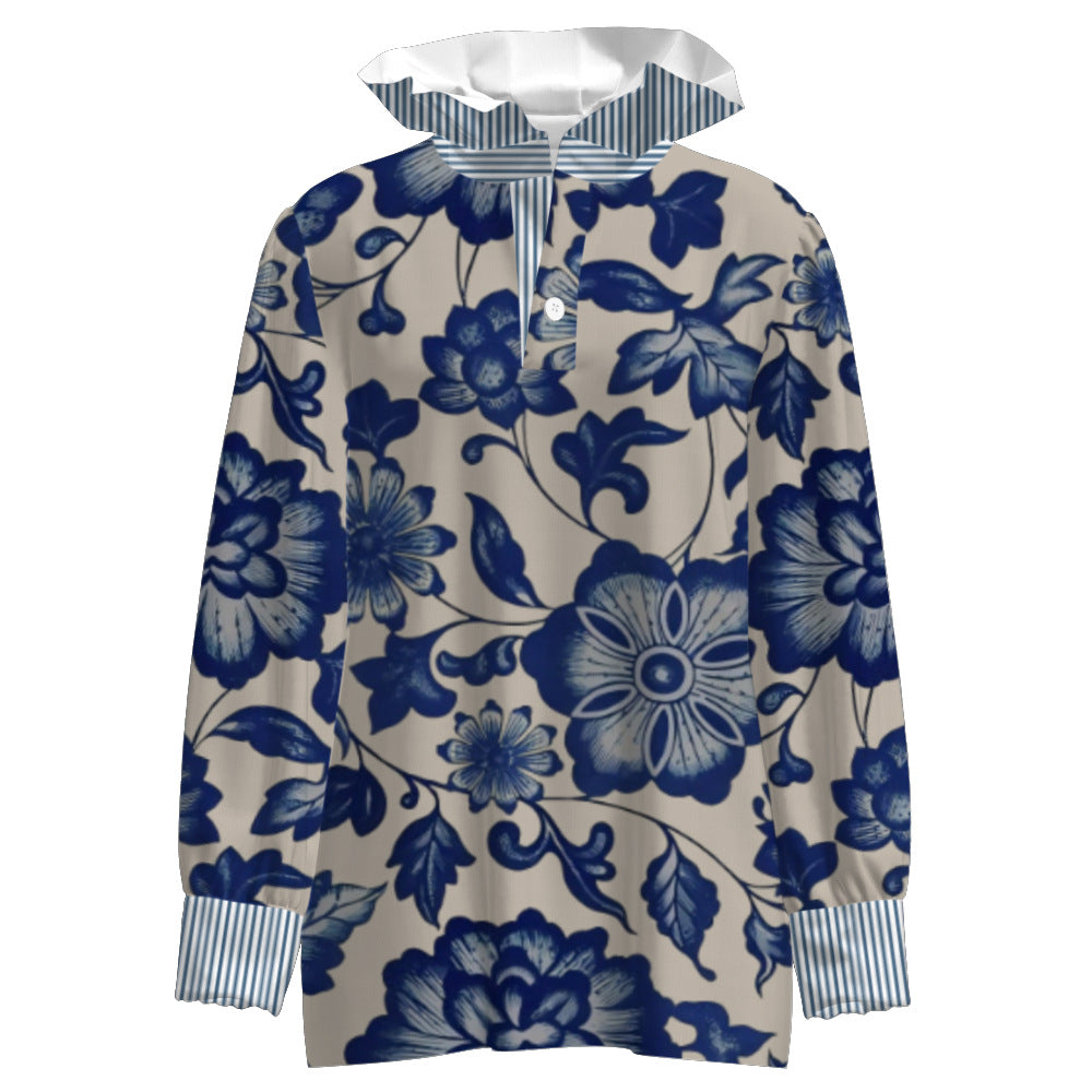 Women's Vintage Floral Print Striped Collar Top Going Outfits Blouses 90s Tops Funny Shirts Women Elegant Classy Tops Blouse Classyoutfit Women cute summer outfit boho Casual Style cute summer outfit women's summer outfits - Seldom Seen Styles