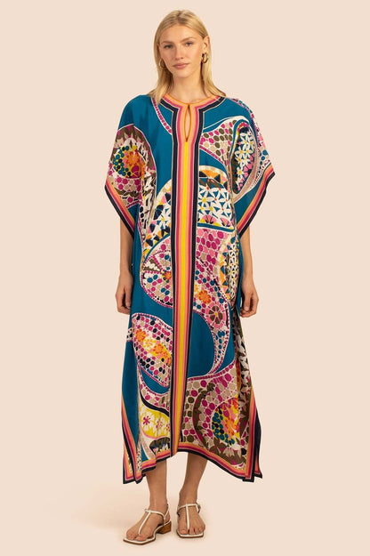 Oversize V-Neck Kaftan | Dress In Beauty