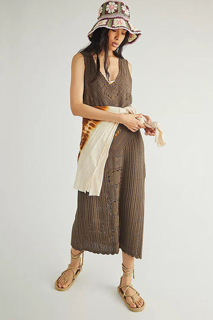 Pool Party Crochet Midi Cover Up - Seldom Seen Styles