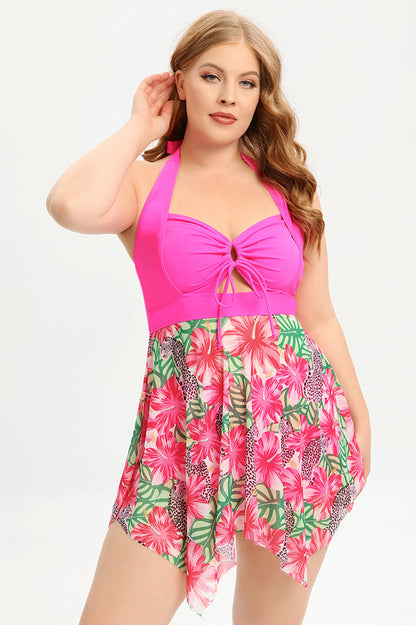 (L-5XL) Plus Size Tankini Swimsuit - Seldom Seen Styles