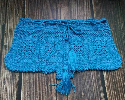 Beach Boxer Solid Color Sexy Bikini Bottoms