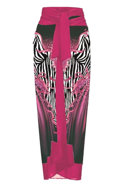 3D Flower One Piece Swimsuit & Skirt Set - Seldom Seen Styles