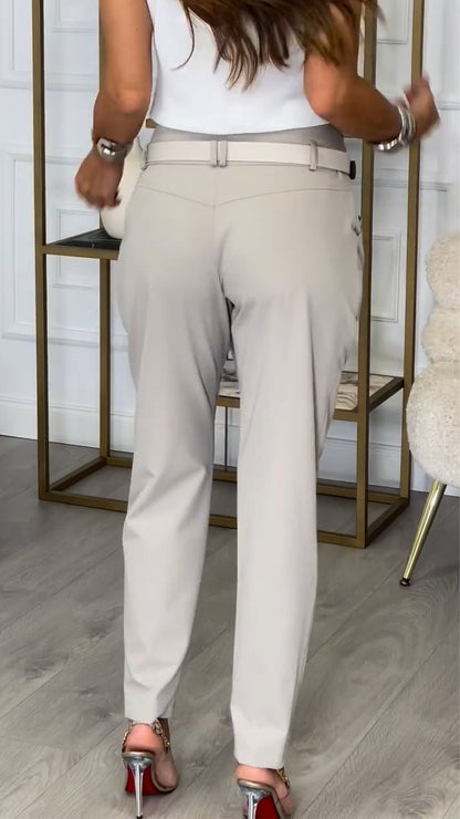 Women High Waist Casual Pants - Seldom Seen Styles