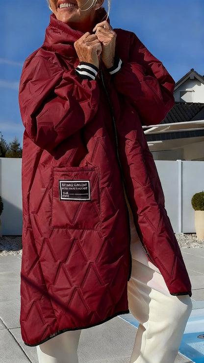 Womens Hooded Casual Coat - Seldom Seen Styles