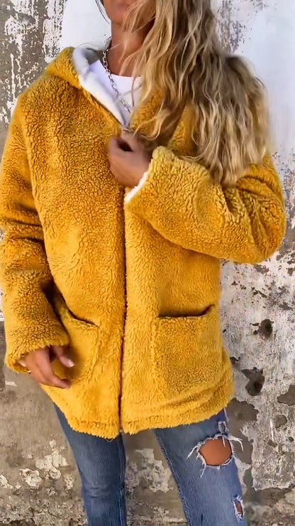 Women Plush Casual Jacket - Seldom Seen Styles