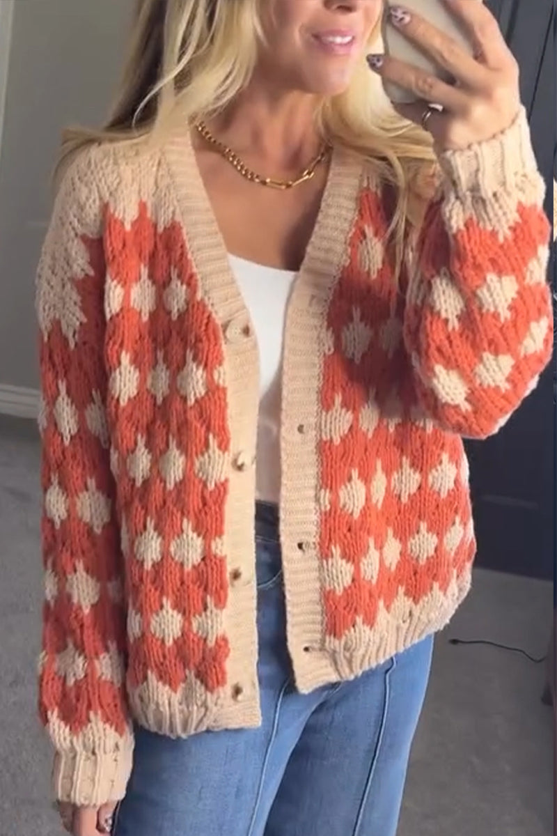 Women Casual Thanksgiving Knit Cardigan - Seldom Seen Styles